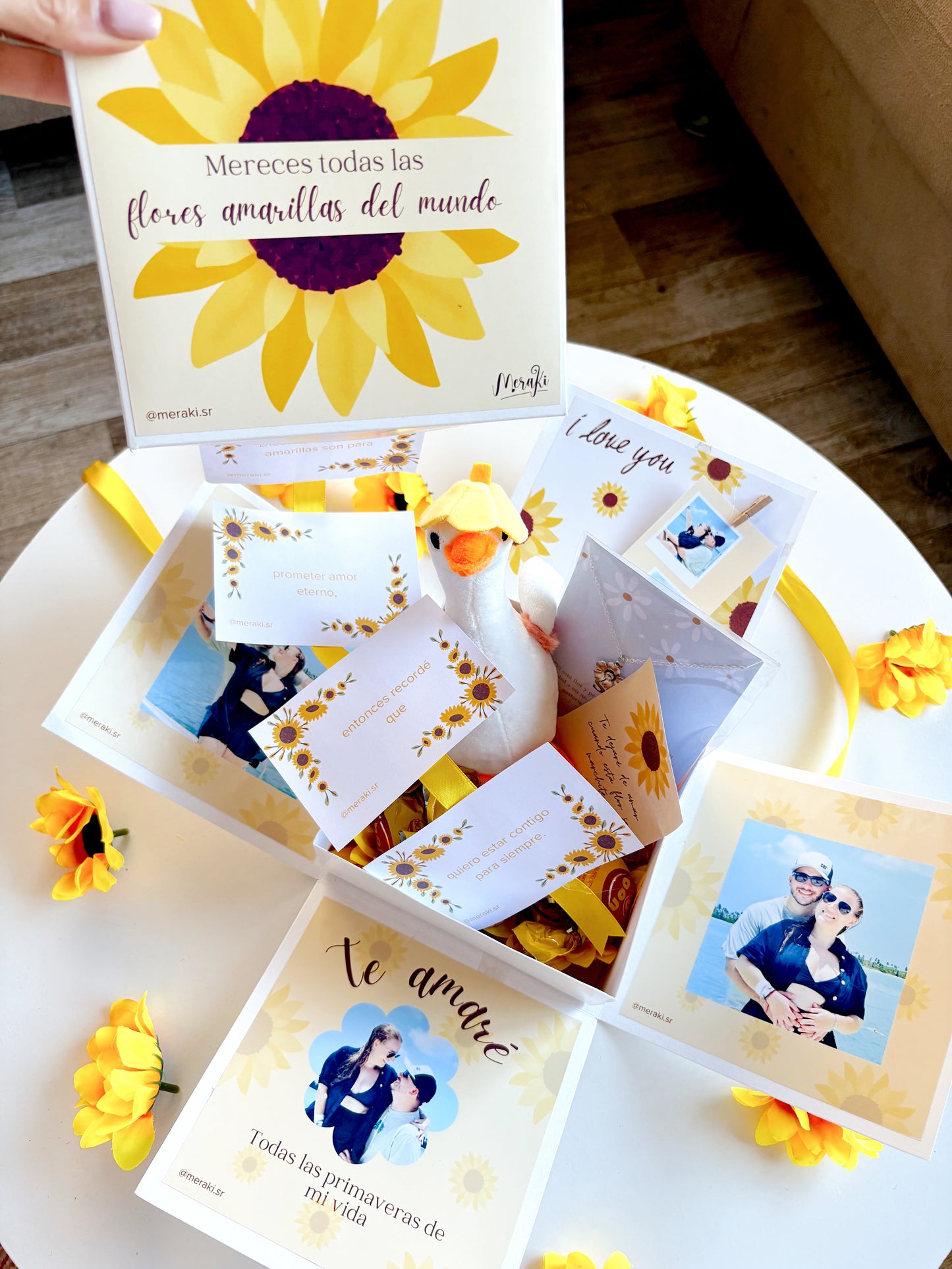 Box explosiva Flores amarillas
