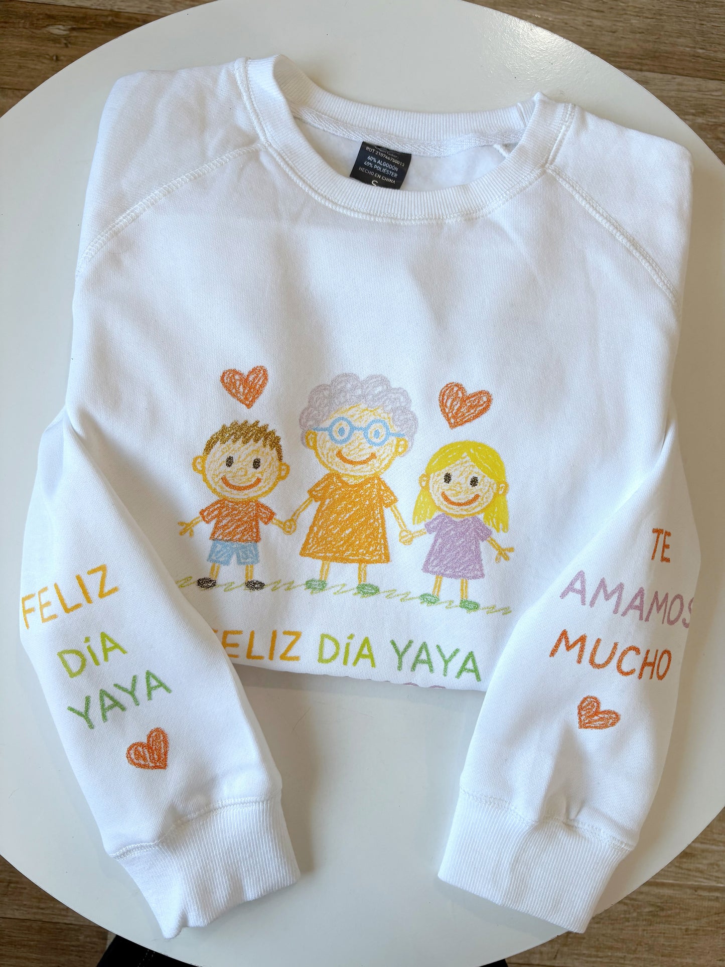 Buzo con dibujos para abuelos