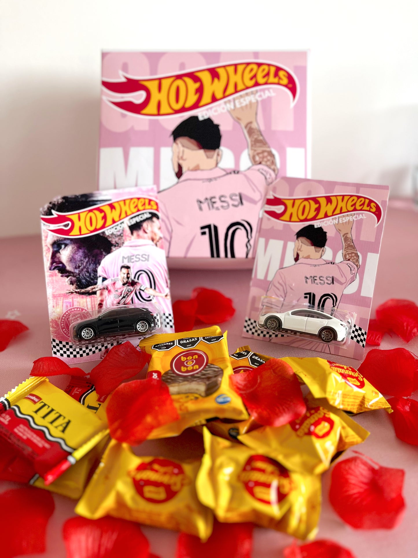Box Hot Wheels x Messi