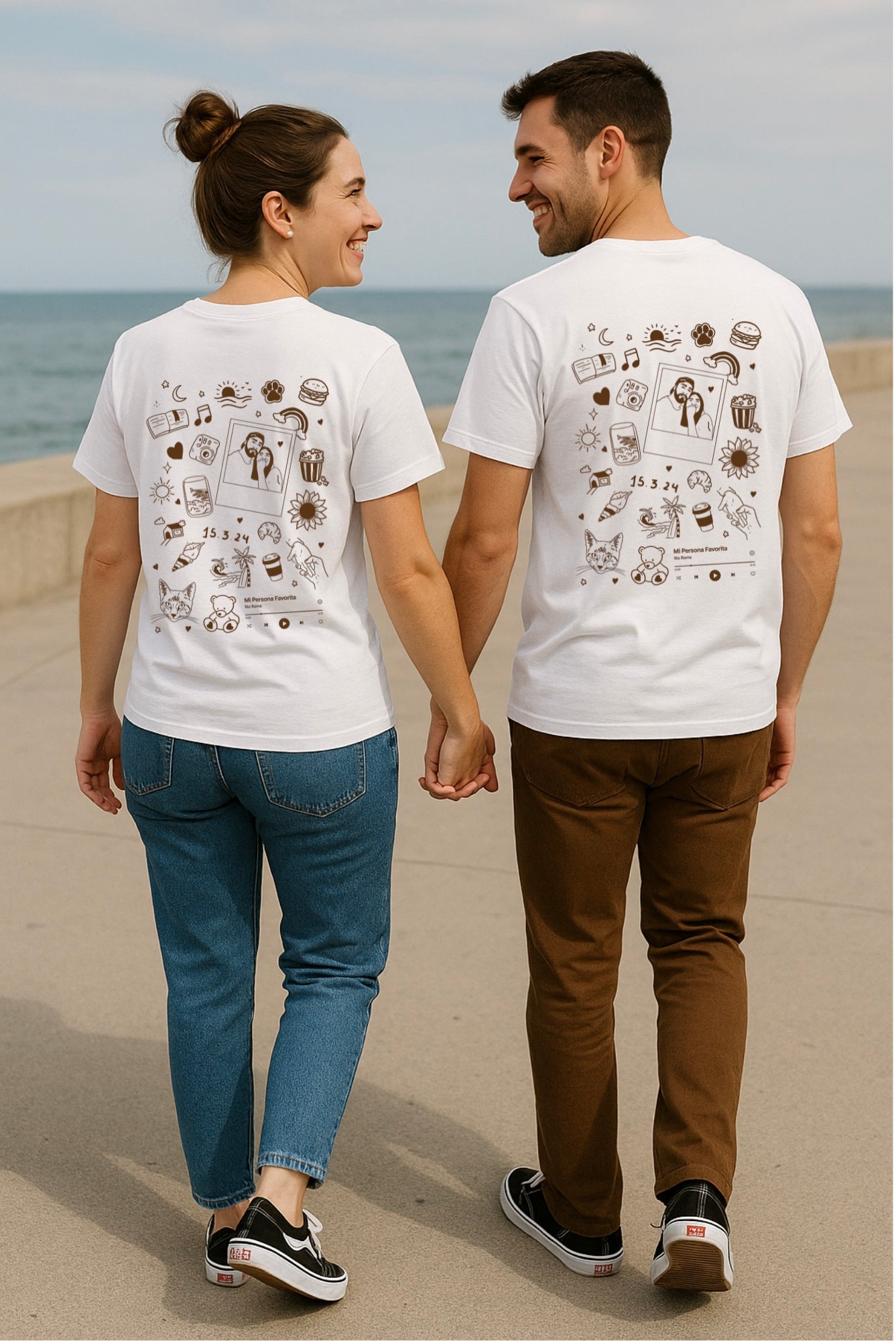 Combo remeras de pareja