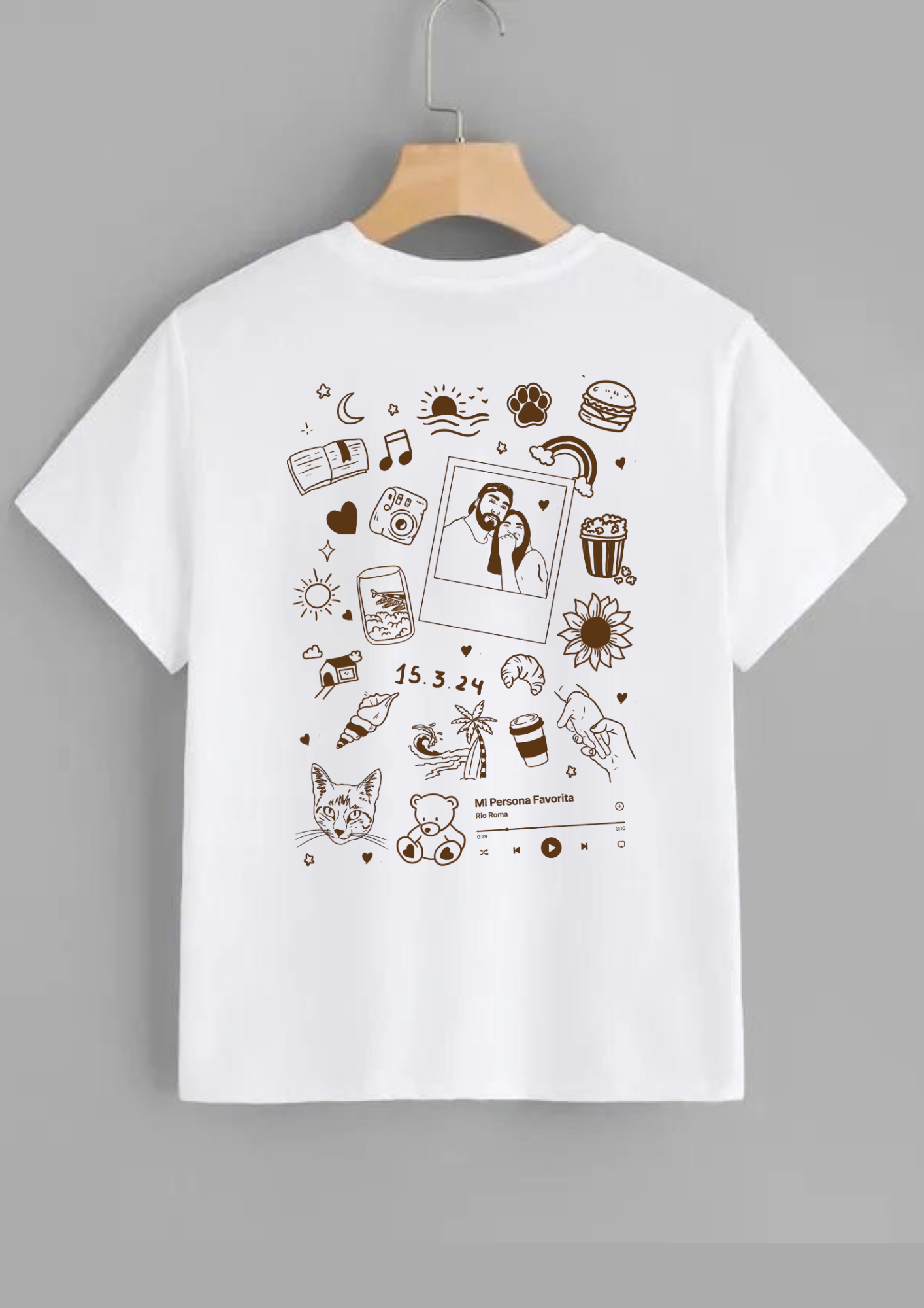 Remera de pareja