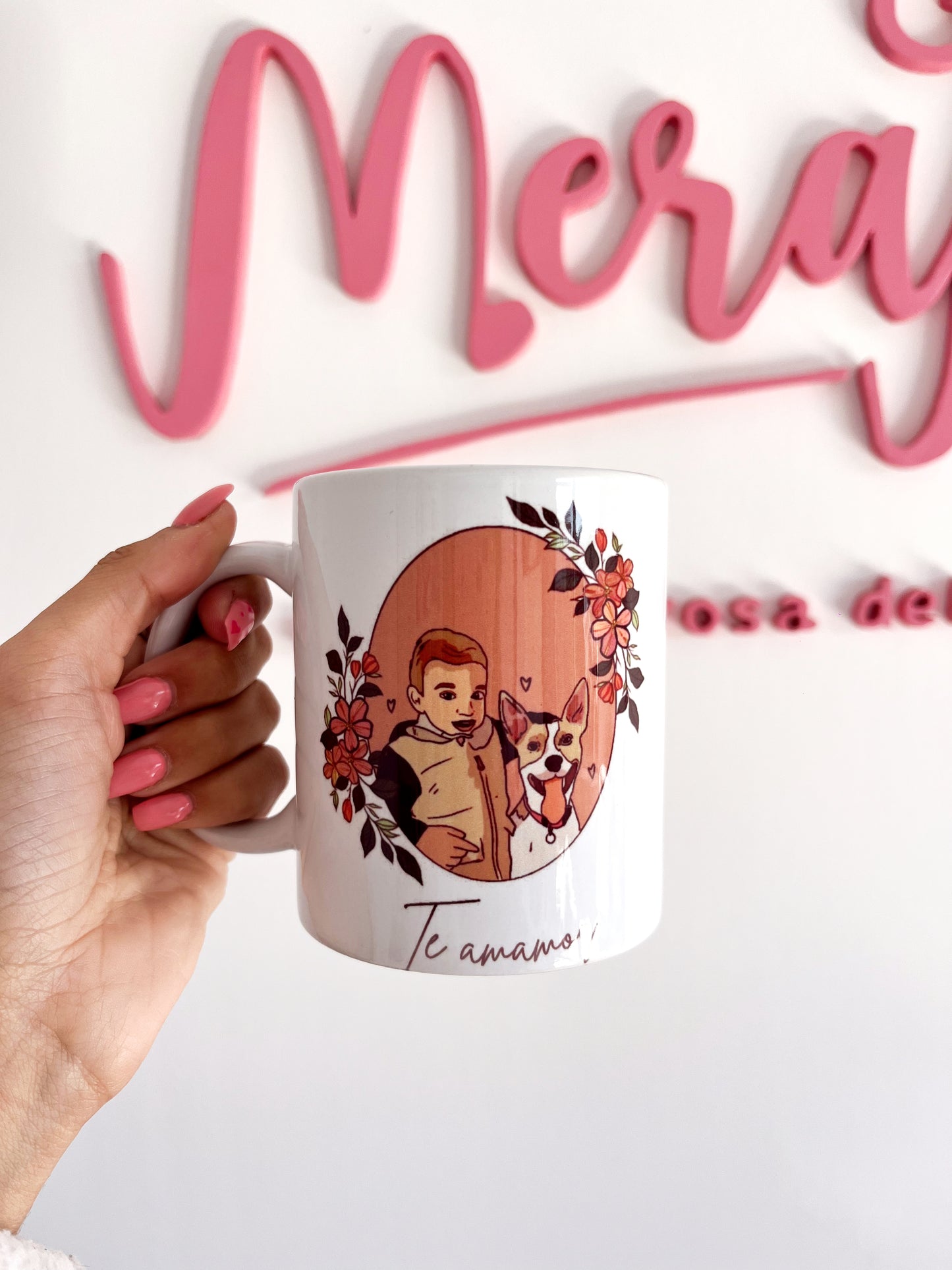 Taza con ilustración