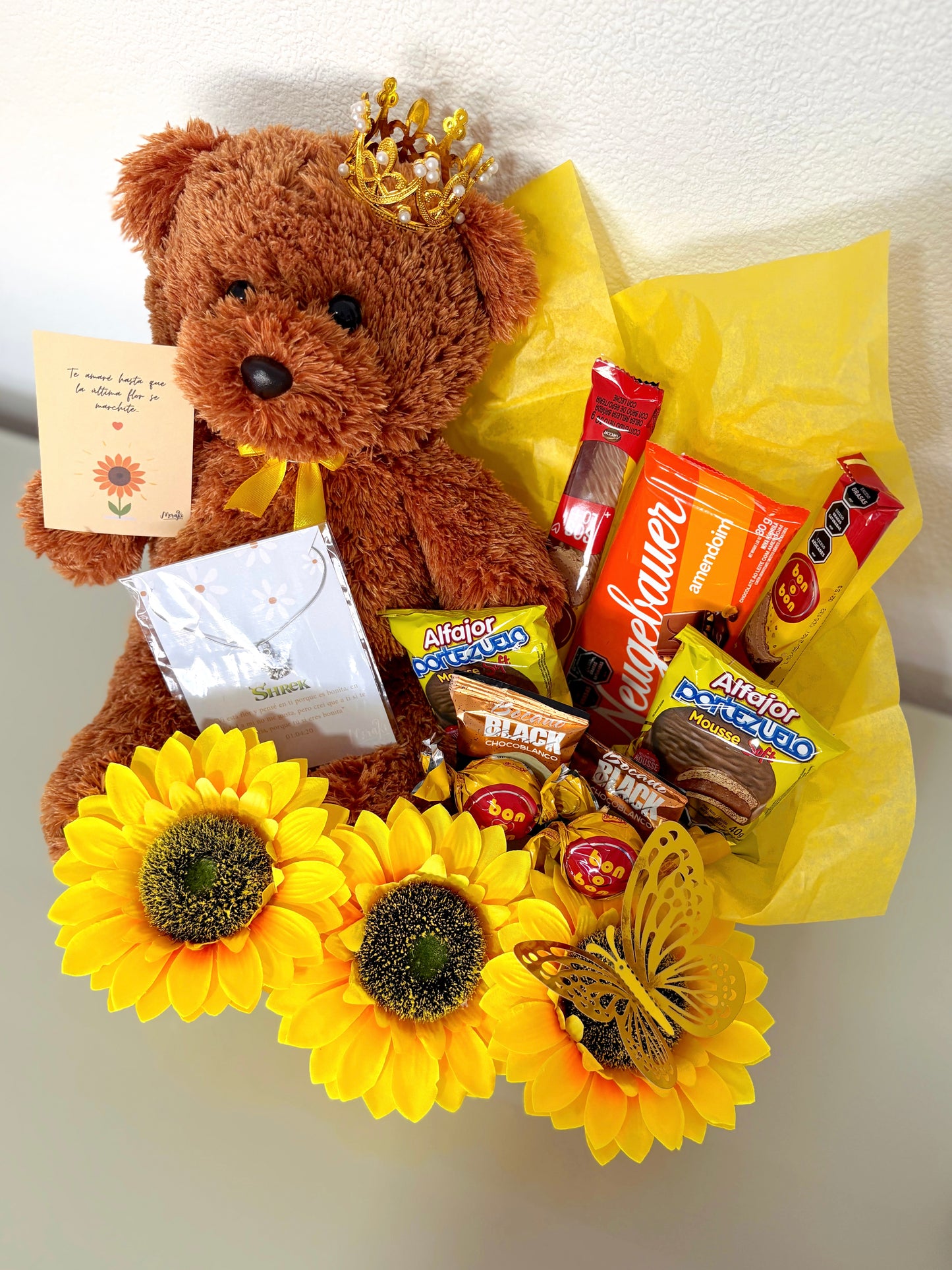 Box Sweety flores amarillas