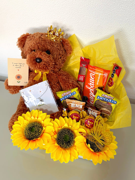 Box Sweety flores amarillas
