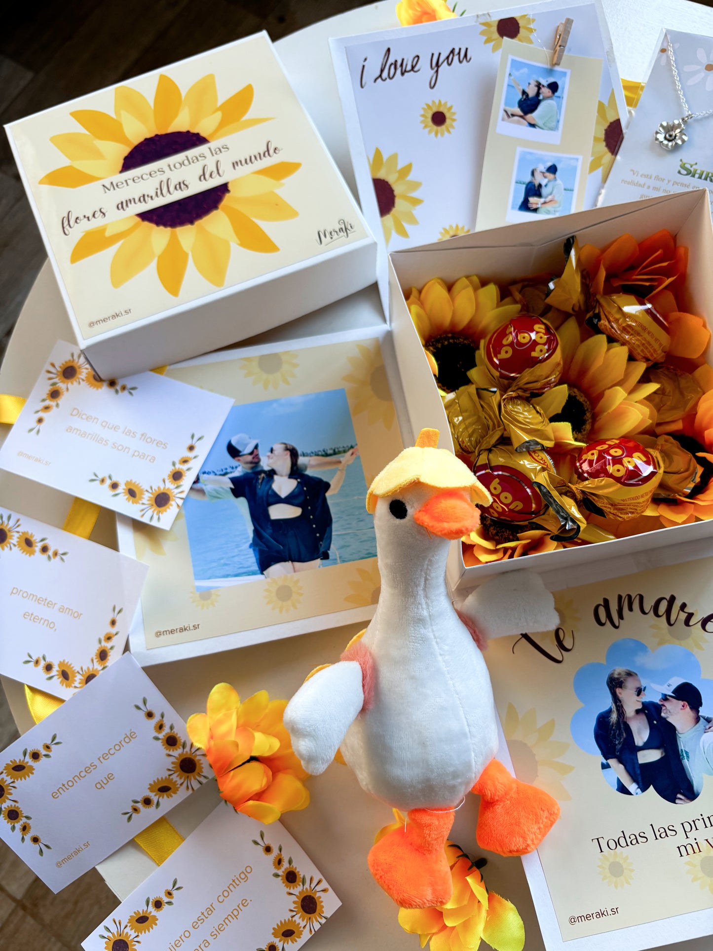 Box explosiva Flores amarillas