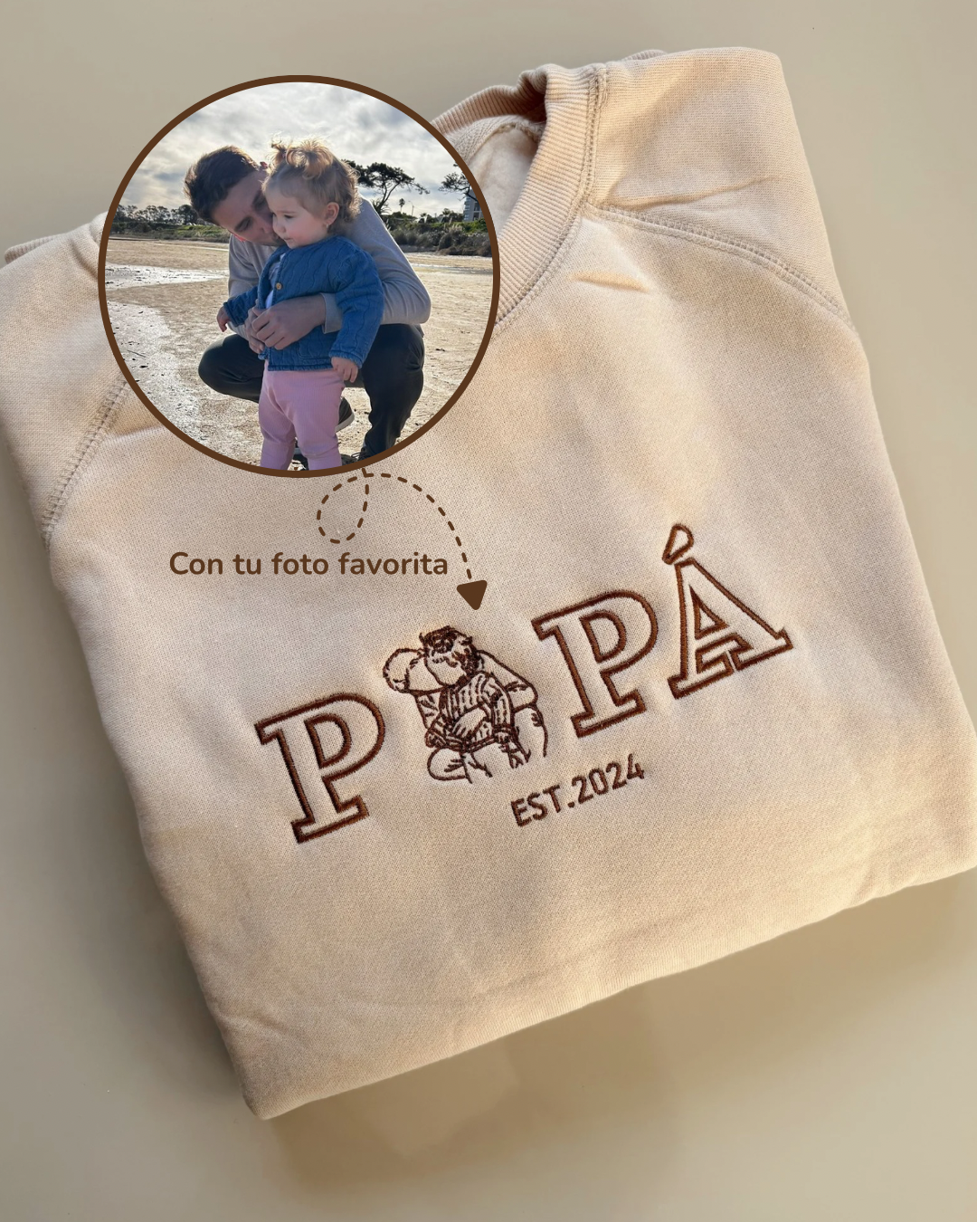 Buzo PAPÁ bordado