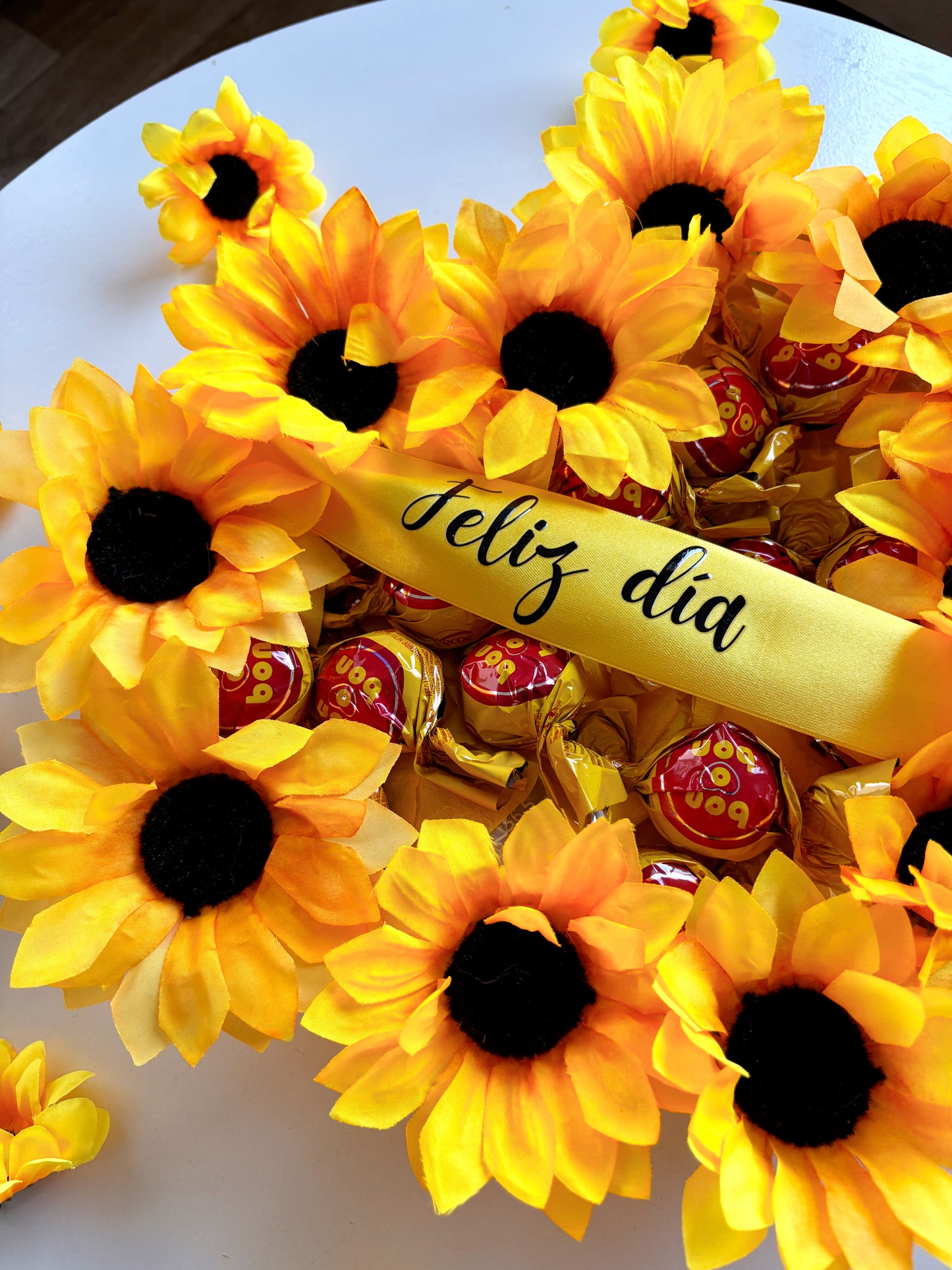 Box Corazón de Girasoles