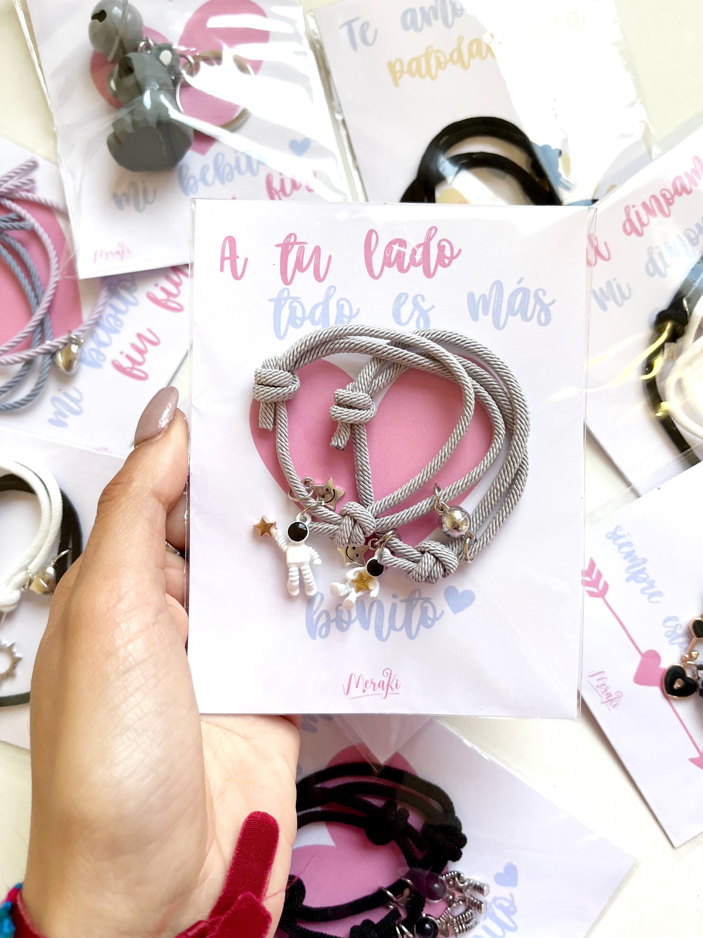 Pulseras dúo con imán