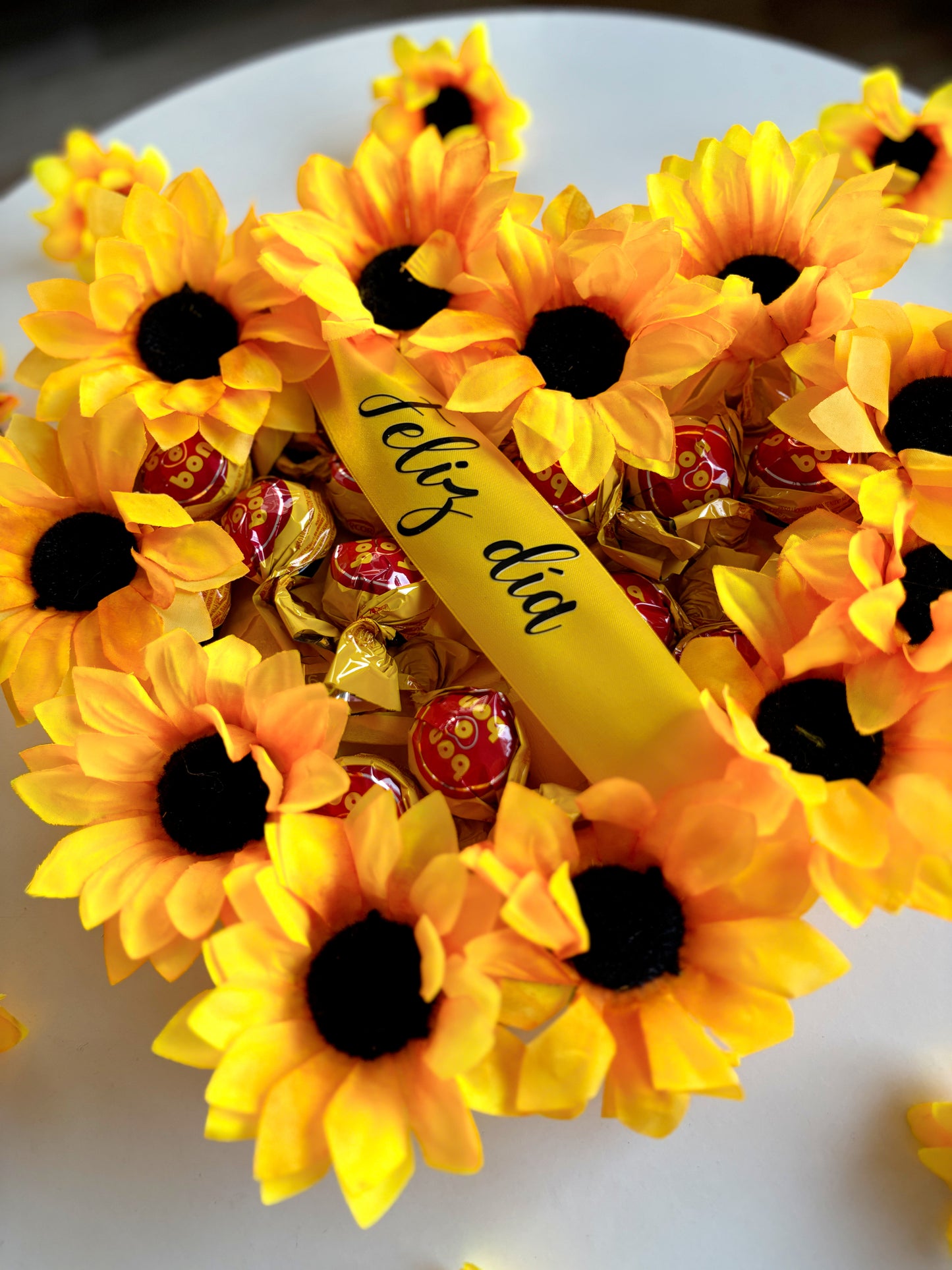 Box Corazón de Girasoles