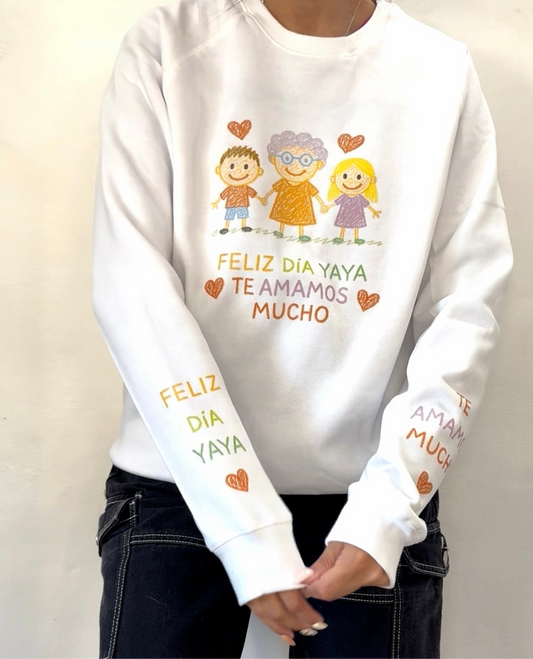 Buzo con dibujos para abuelos