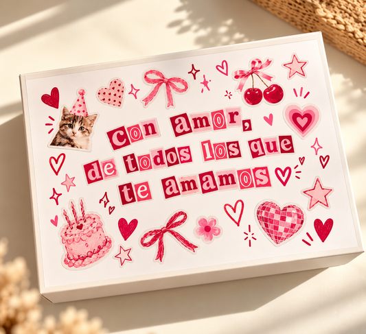 Box "de todos los que te amamos"