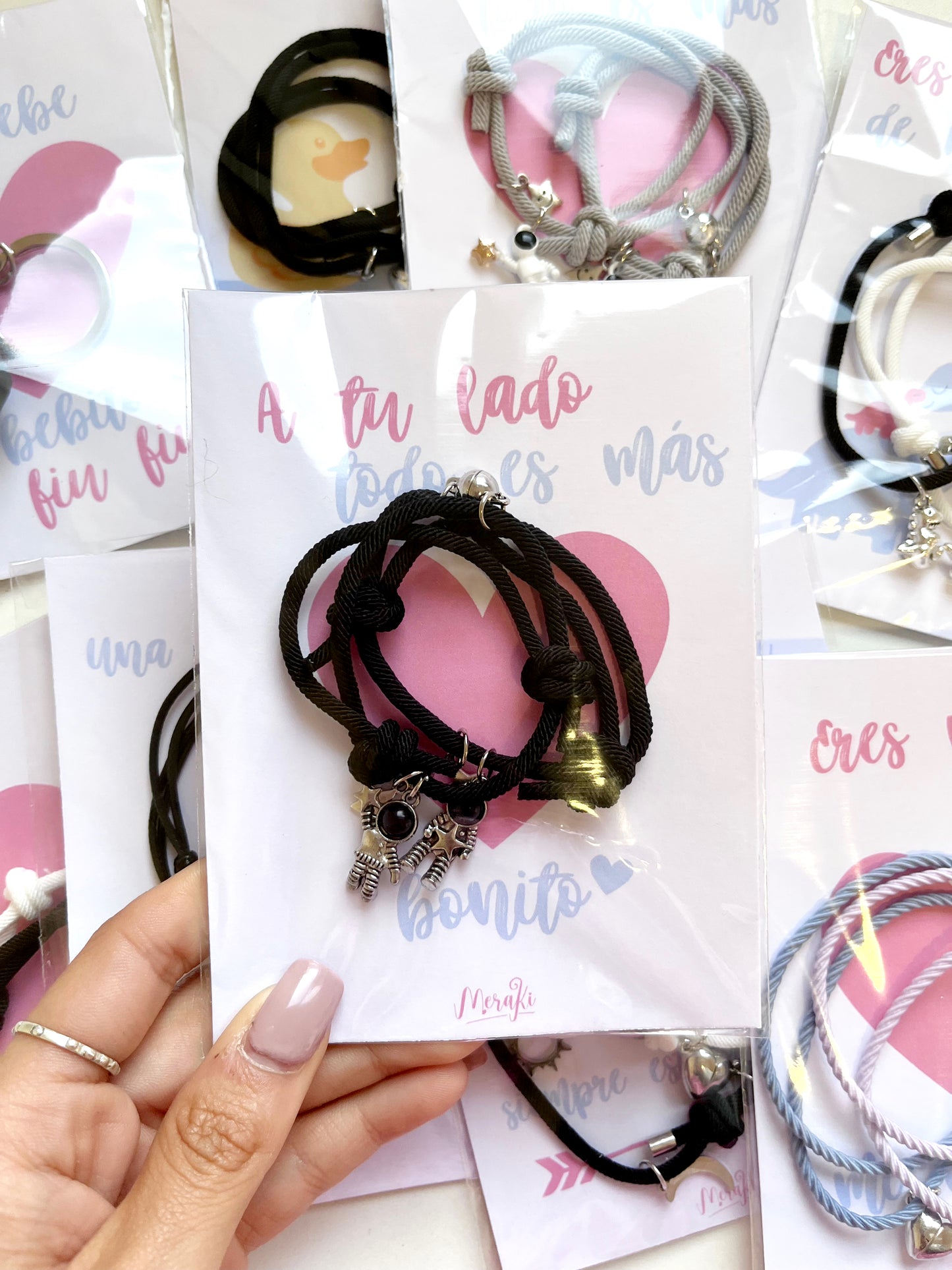 Pulseras dúo con imán