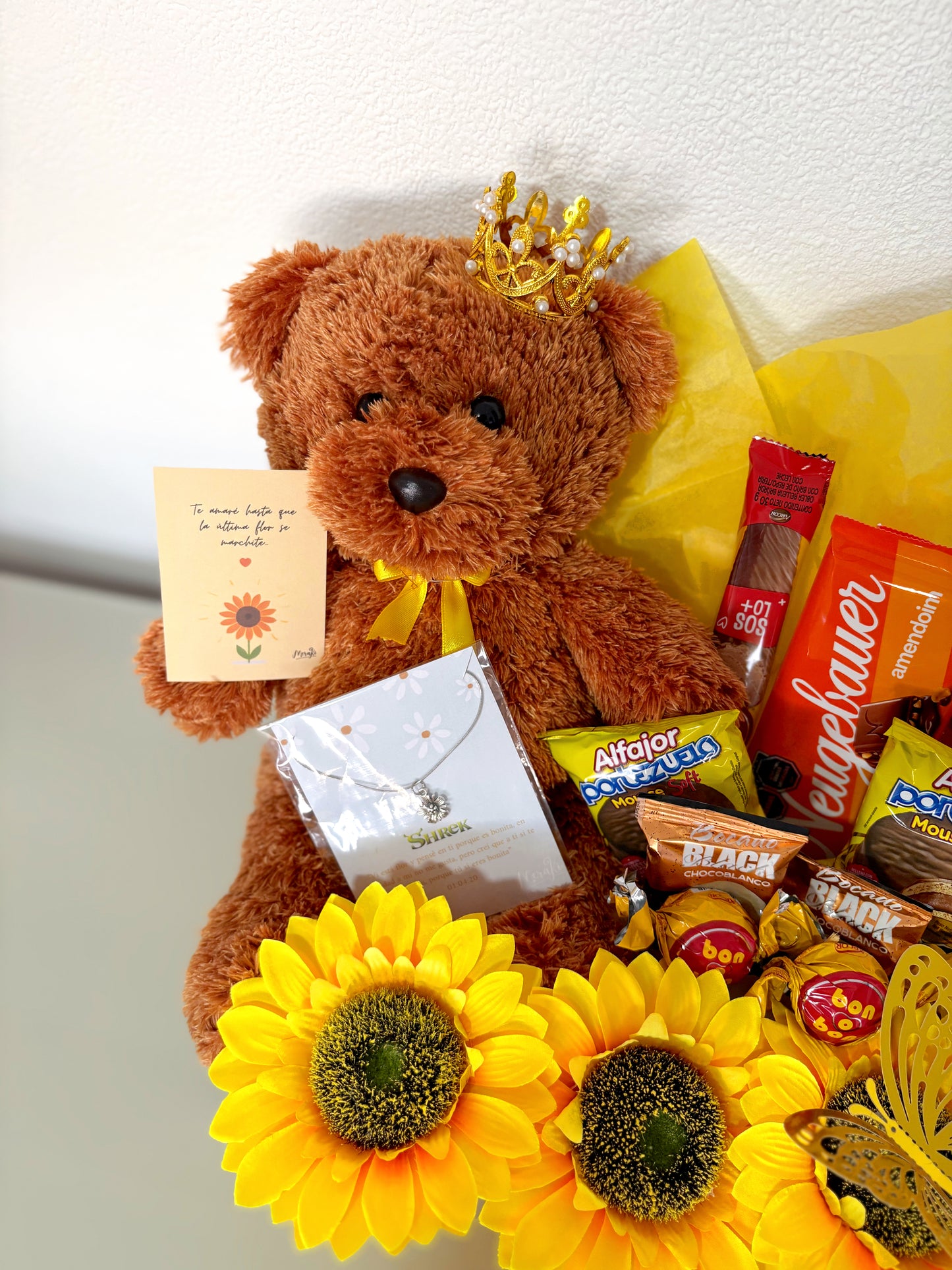 Box Sweety flores amarillas