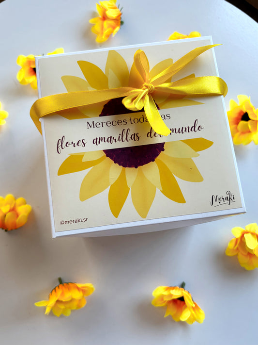 Box explosiva Flores amarillas