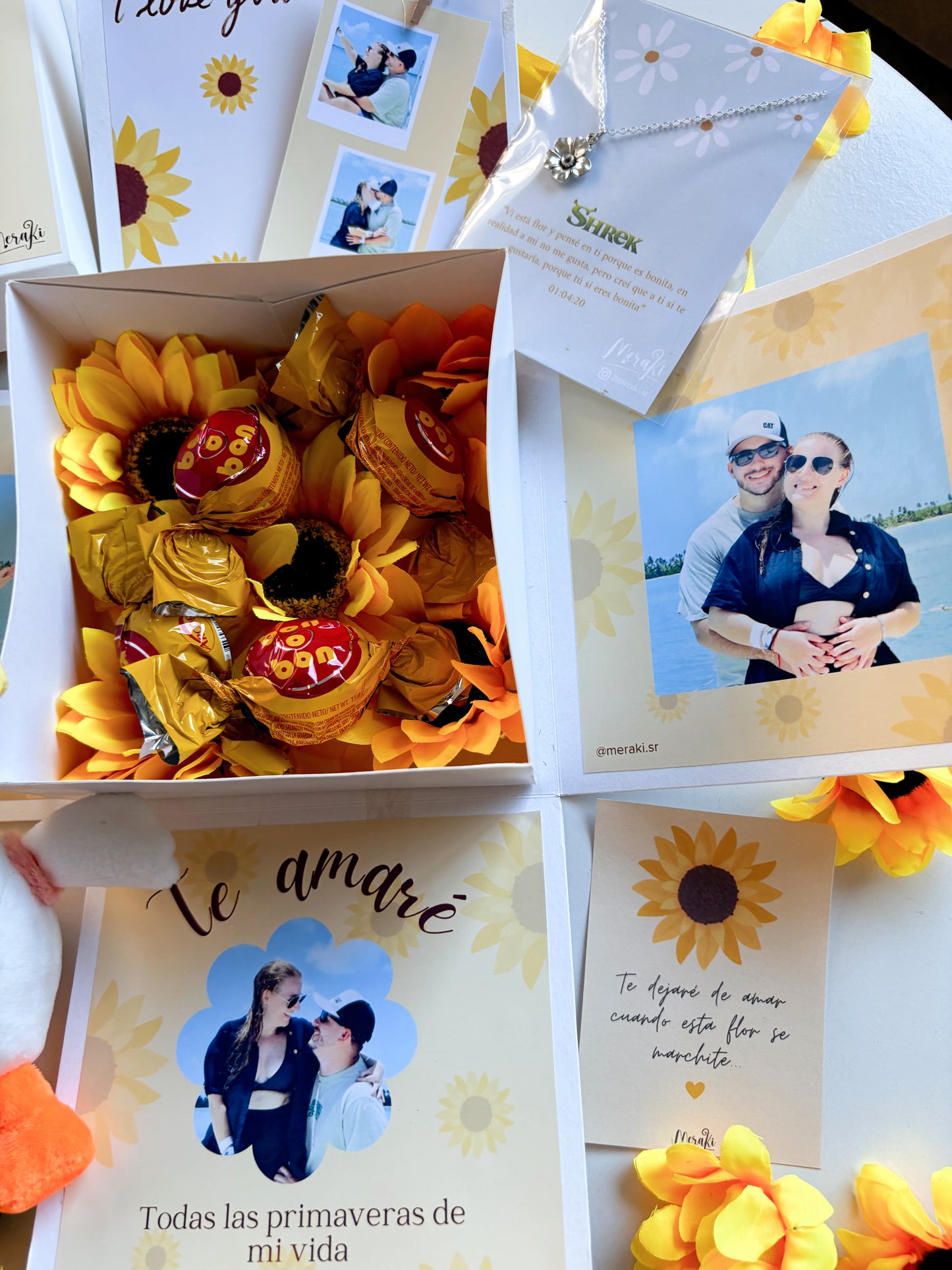 Box explosiva Flores amarillas