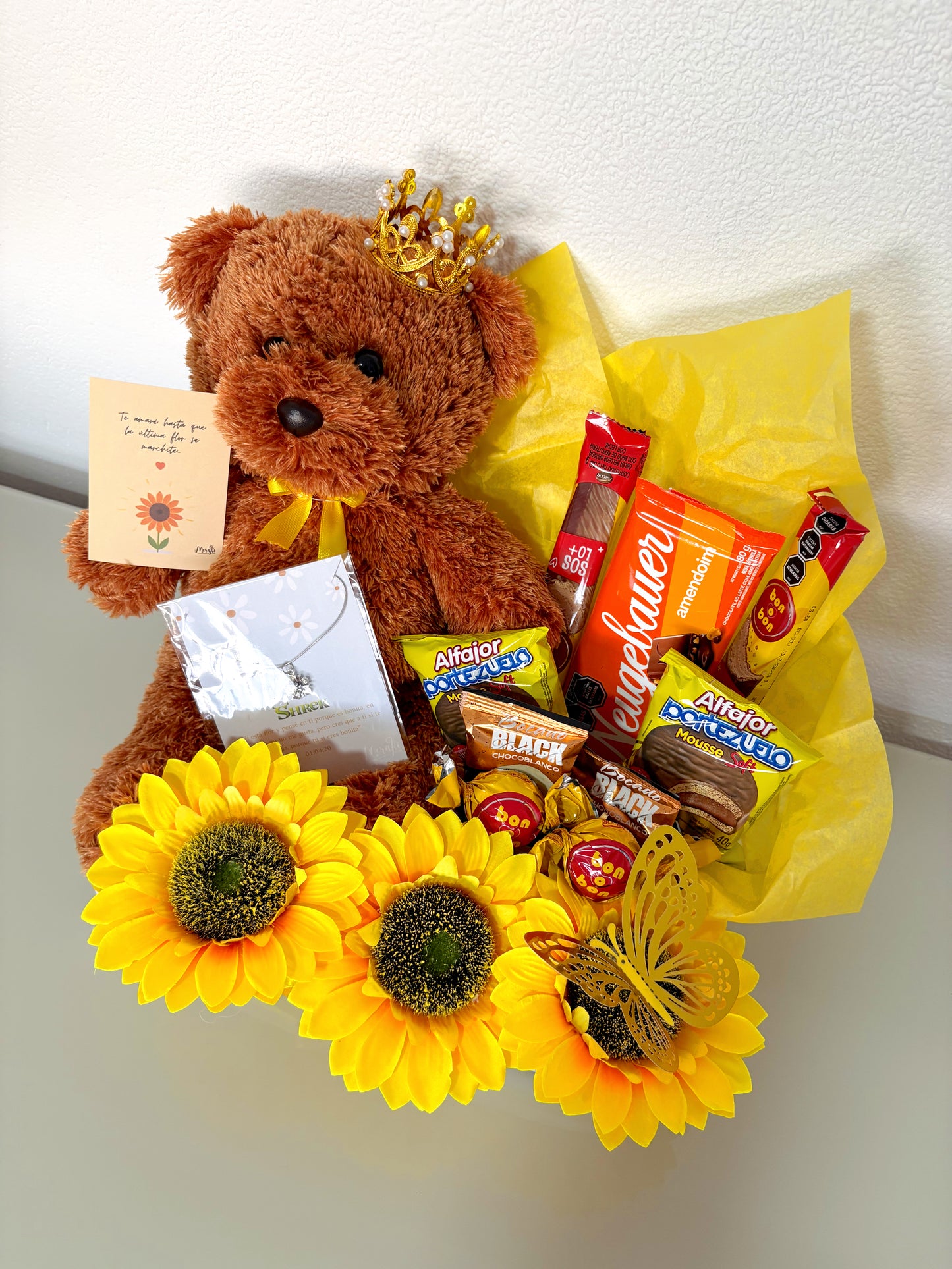 Box Sweety flores amarillas