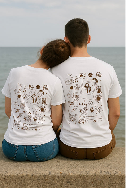 Combo remeras de pareja